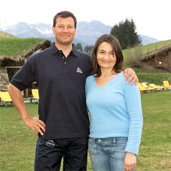 Bettina Kurz und Stephan Eberharter