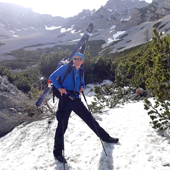 IHerwig Pauls auf Skitour