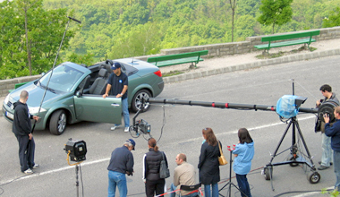 Am ORF-Set von Autofit mit Zsolt Baumgartner